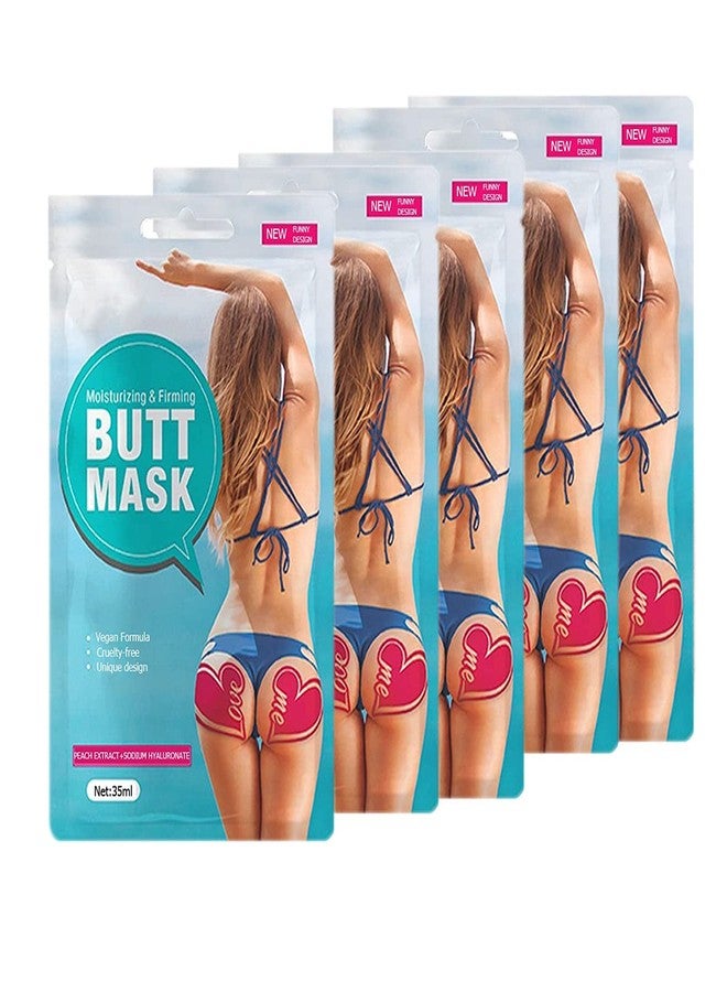 Elitzia Butt Mask Heart Shape Beauty Skin Kit Firm, Moisturize, Tone and Rejuvenate Bottom 5 Pack 2pcs/Pack Elitzia ETBS23 - Image 1